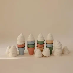 Mushie Bath Toys*- Mix And Match Ice Cream Toy