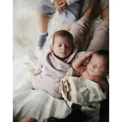 Mushie Swaddles & Wearable Blankets*- Muslin Swaddle Blanket - Soft Mauve