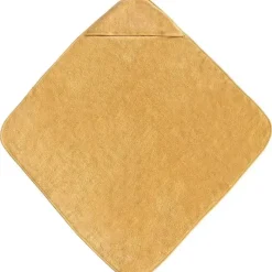 Mushie Organic|Baby Bath Towels*- Organic Cotton Baby Hooded Towel, Fall Yellow