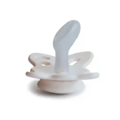 Mushie Gift For Baby|Pacifiers*- 2Pk Cream/Blush Butterfly Anatomical Silicone Pacifier, 0/6M