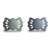 Mushie Gift For Baby|Pacifiers*- 2Pk Sage/Great Gray Lucky Symmetrical Silicone Pacifier, 0/6M