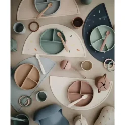Mushie Utensils & Accessories|Dishes, Utensils & Food Containers*- 2Pk Silicone Feeding Spoons, Stone/Cloudy Mauve