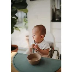 Mushie Utensils & Accessories|Dishes, Utensils & Food Containers*- 2Pk Silicone Feeding Spoons, Dried Thyme/Natural