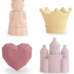 Mushie Bath Toys*- Princess Mold Free Bath Play Set
