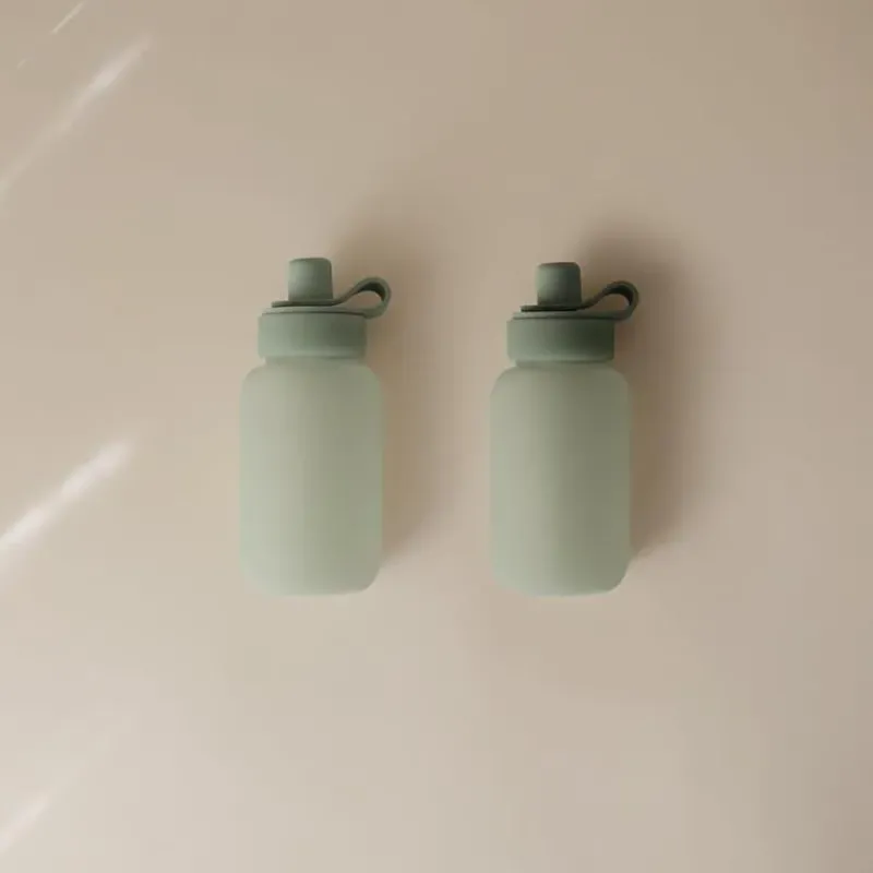 Mushie Lunch Boxes & Bags|Lunch Box*- Puree Puch, Cambridge Blue