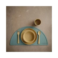 Mushie Plates & Bowls|Dishes, Utensils & Food Containers*- Round Dinnerware Bowl Set Of 2 (Mustard)