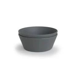 Mushie Plates & Bowls|Dishes, Utensils & Food Containers*- Round Dinnerware Bowl Set Of 2 (Smoke)
