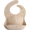 Mushie Gift For Baby|Bibs*- Silicone Baby Bib, Adjustable Fit Waterproof, Bees