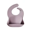 Mushie Gift For Baby|Bibs*- Silicone Baby Bib - Pale Mauve