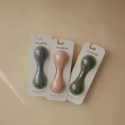 Mushie Rattles & Teethers|Toys For 0-12 Months*- Silicone Baby Rattle Toy, Tradewinds
