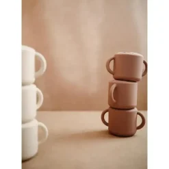 Mushie Food Jars & Snack Cups|Dishes, Utensils & Food Containers*- Silicone Baby Snack Cup - Cloudy Mauve