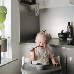 Mushie Plates & Bowls|Dishes, Utensils & Food Containers*- Silicone Baby Suction Bowl, Ivory
