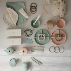 Mushie Straw, Sippy & Training Cups|Dishes, Utensils & Food Containers*- Silicone Baby Training Cup & Straw, Blush
