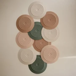 Mushie Bath Safety*- Silicone Drain Stopper 2-Pk, Blush/Shifting Sand