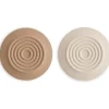 Mushie Bath Safety*- Silicone Drain Stopper 2-Pk, Natural/Shifting Sand