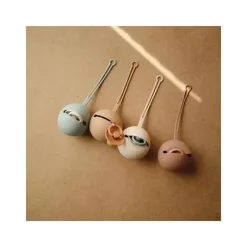 Mushie Gift For Baby|Pacifier Clips & Cases*- Silicone Pacifier Holder Case - Blush