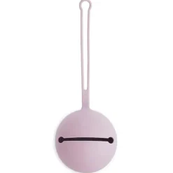Mushie Gift For Baby|Pacifier Clips & Cases*- Silicone Pacifier Holder Case, Soft Lilac