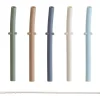 Mushie Straw, Sippy & Training Cups|Dishes, Utensils & Food Containers*- Silicone Replacement Straws, Forest
