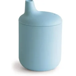Mushie Straw, Sippy & Training Cups|Dishes, Utensils & Food Containers*- Silicone Sippy Cup, Powder Blue