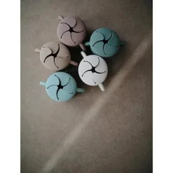 Mushie Suction Plates & Bowls|Dishes, Utensils & Food Containers*- Silicone Snack Cup, Blush