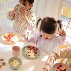 Mushie Suction Plates & Bowls|Dishes, Utensils & Food Containers*- Silicone Suction Plate Ivory