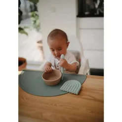 Mushie Suction Plates & Bowls|Dishes, Utensils & Food Containers*- Silicone Suction Bowl Baby - Natural
