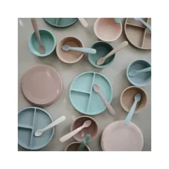 Mushie Suction Plates & Bowls|Dishes, Utensils & Food Containers*- Silicone Suction Bowl Baby - Cloudy Mauve