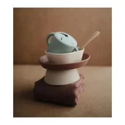 Mushie Suction Plates & Bowls|Dishes, Utensils & Food Containers*- Silicone Suction Bowl Baby - Cloudy Mauve