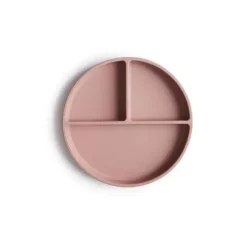 Mushie Suction Plates & Bowls|Dishes, Utensils & Food Containers*- Silicone Suction Plate Baby - Blush