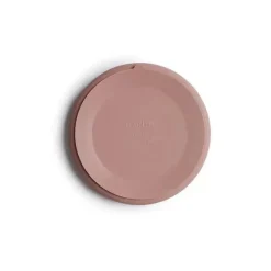 Mushie Suction Plates & Bowls|Dishes, Utensils & Food Containers*- Silicone Suction Plate Baby - Blush