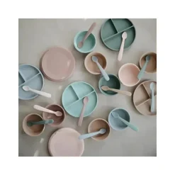 Mushie Suction Plates & Bowls|Dishes, Utensils & Food Containers*- Silicone Suction Plate Baby - Blush