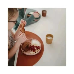 Mushie Suction Plates & Bowls|Dishes, Utensils & Food Containers*- Silicone Suction Plate Baby - Blush