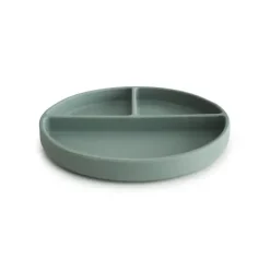 Mushie Suction Plates & Bowls|Dishes, Utensils & Food Containers*- Silicone Suction Plate Baby - Cambridge Blue