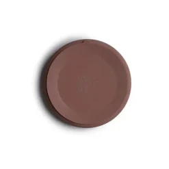 Mushie Suction Plates & Bowls|Dishes, Utensils & Food Containers*- Silicone Suction Plate (Cloudy Mauve)