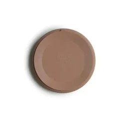Mushie Suction Plates & Bowls|Dishes, Utensils & Food Containers*- Silicone Suction Plate Baby - Natural