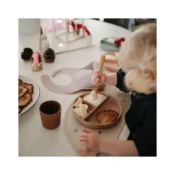 Mushie Suction Plates & Bowls|Dishes, Utensils & Food Containers*- Silicone Suction Plate Baby - Natural