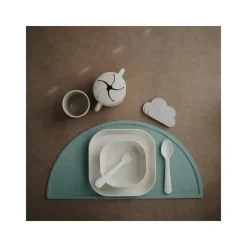 Mushie Plates & Bowls|Dishes, Utensils & Food Containers*- Square Dinnerware Baby Plates- Set Of 2 - Ivory