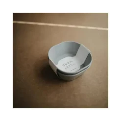 Mushie Plates & Bowls|Dishes, Utensils & Food Containers*- Square Dinnerware Baby Bowl - Set Of 2 - Sage