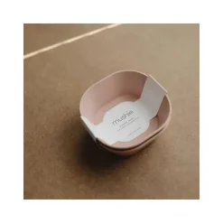 Mushie Plates & Bowls|Dishes, Utensils & Food Containers*- Square Dinnerware Baby Bowl - Set Of 2 - Blush