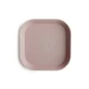 Mushie Plates & Bowls|Dishes, Utensils & Food Containers*- Square Dinnerware Baby Plates- Set Of 2 - Blush