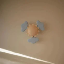 Mushie Rattles & Teethers|Gift For Baby*- Sunshine Suction Spinner Toy for Bath & Play