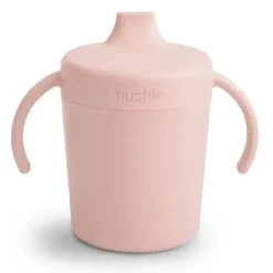 Mushie Straw, Sippy & Training Cups|Dishes, Utensils & Food Containers*- Trainer Sippy Cup, Blush