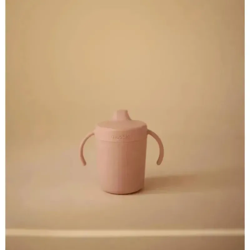 Mushie Straw, Sippy & Training Cups|Dishes, Utensils & Food Containers*- Trainer Sippy Cup, Blush