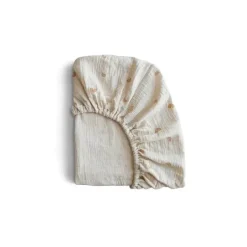 Mushie Crib & Bed Sheets*Extra Soft Muslin Mini Crib Sheet