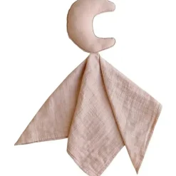 Mushie Gift For Baby|Blankets & Quilts*Lovely Blanket Moon Lovey - Blush Pink