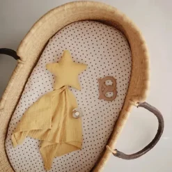 Mushie Gift For Baby|Blankets & Quilts*Lovely Blanket Star Lovey - Fall Yellow