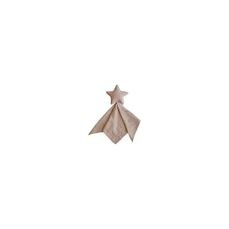 Mushie Blankets & Quilts*Lovely Blanket Star Lovey - Natural
