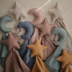 Mushie Blankets & Quilts*Lovely Blanket Star Lovey - Natural