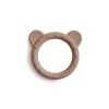 Mushie Rattles & Teethers|Toys For 0-12 Months*Silicone Baby Teether Bear Natural