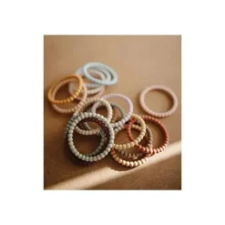 Mushie Rattles & Teethers|Toys For 0-12 Months*Silicone Pearl Teether Bracelets Clary/Sage/Tuscany/ Desert Sand
